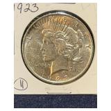 Peace silver dollar