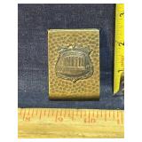 Vintage Metal matchbook cover