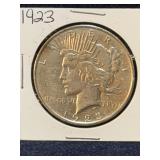 Peace silver dollar
