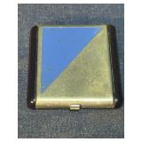 Vintage metal matchbook case