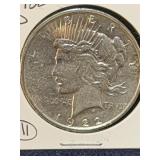 Peace silver dollar