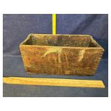 Old wooden box