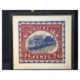 Framed needlepoint