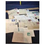 Old canceled stamps