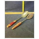 Vintage serving spoons