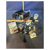 Model racing car parts and stuff