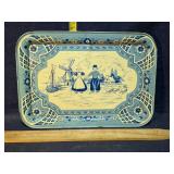 Dutch themed tin tray