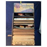 Sandpaper and Emery Cloth store display