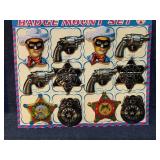 Badge mount set
