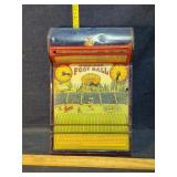 Intercollegiate Tin Litho Football game