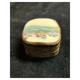 Hand painted Trinket box