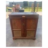 Old radio cabinet