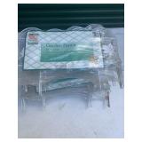 Metal decorative garden fence