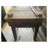 Rustic outdoor table