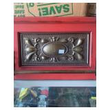 Decorative towel rack