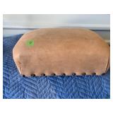 Suede footstool