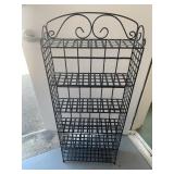 Decorative metal shelf