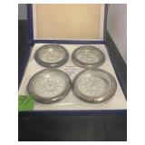 Crystal & Silver Plate