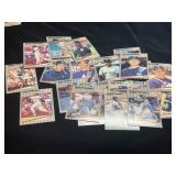 1989 Fleer team cards of the Yankees