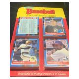 1988 Donruss Baseball Puzzle and cards