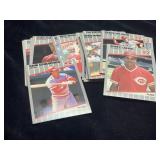 1989 Fleer Team Cards Reds