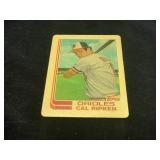 1982 Topps Cal Ripken Jr. Metal Card