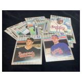 1989 Fleer Team Cards the Braves