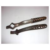 Antique stove handles