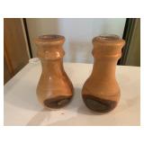 Wooden vases