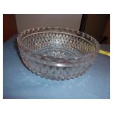 Glass fruit bowl