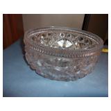 Crystal fruit bowl