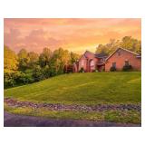 Elegant 6 Bedroom Brick Estate Offering Luxury & Privacy on 20 Acres