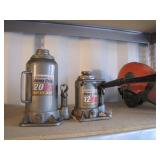 Pittsburgh HD 20 ton bottle jack &