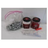 CO2 Cylinder Lot & Airsoft Ammo(all Crossman) CO2 Cylinder Lot & Airsoft Ammo(all Crossman)