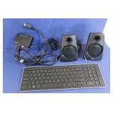 Logitech Computer Speaker & Dell Keyboard