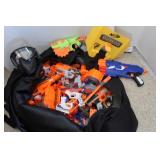 Large NERF Lot w/Large Duffle Bag