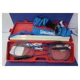 Spalding Badminton Set w/Case-Like New Spalding Badminton Set w/Case-Like New