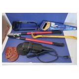 Tool Lot-Hacksaw, Crowbar,Craftsman 6" Sander&more Tool Lot-Hacksaw, Crowbar,Craftsman 6" Sander&more