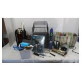 Office Lot-File Sorters,Electric Pencil Sharpener&