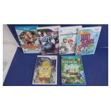 Wii Games-Mariocart, Sponge Bob