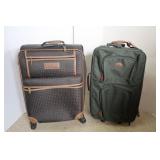 Luggage Lot-Samsonite Green Soft w/2 Wheels,Tommy Luggage Lot-Samsonite Green Soft w/2 Wheels,Tommy