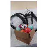 Sporting Goods Lot-2 Soccer Goals, Balls Sporting Goods Lot-2 Soccer Goals, Balls