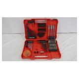 B&D Drill Bit Lot in Case B&D Drill Bit Lot in Case