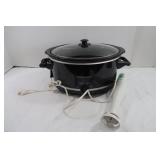 Hamilton Beach Crockpot, Braun Immersion Blender Hamilton Beach Crockpot, Braun Immersion Blender