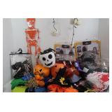 Halloween Lot-Boo Basket, Witches Hat, Lights&more