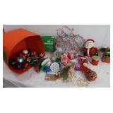 Christmas Lot-Ornaments, Mini Lights & more