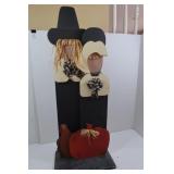Wooden Amish Fall Decor -40"H Wooden Amish Fall Decor -40"H