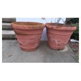 2 Planters(20"Dx20"H-not terracotta)