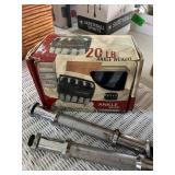 Ankle Weight Set & 2 Handweight Bars Ankle Weight Set & 2 Handweight Bars