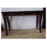 Solid Wood Sofa Table w/3 Drawers-48"Wx14"Dx29"H